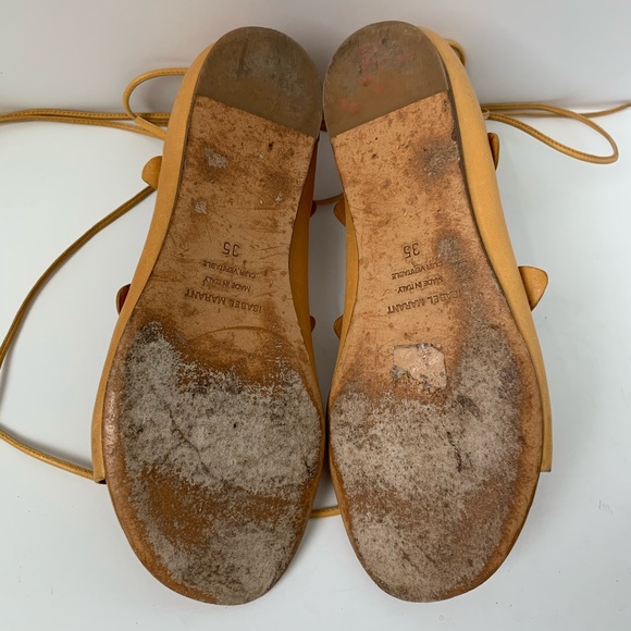 Isabel Marant | Alisa Sandal Sz 35 Amber Yellow - Picture 5 of 8